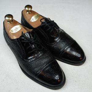 Johnson & Murphy Domani ITALY Mens Captoe brouge L